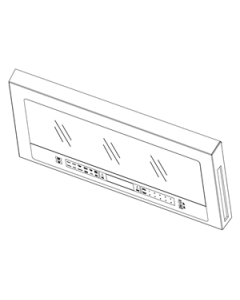 Whirlpool W11196118 Microwave Door Assembly. OEM.